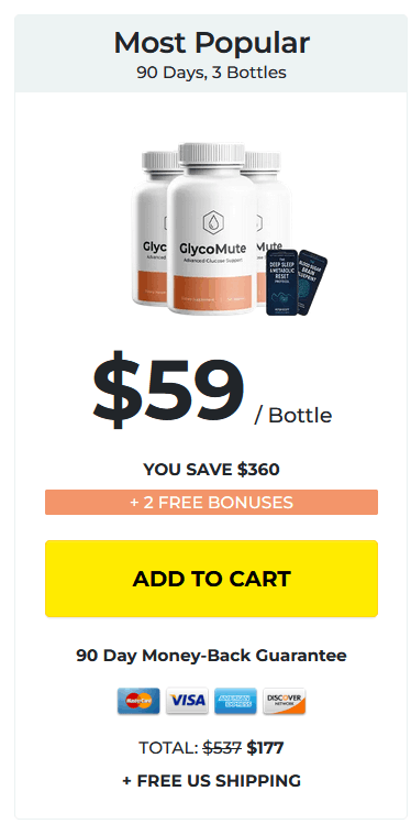 GlycoMute -3-bottle - order-now-checkout image